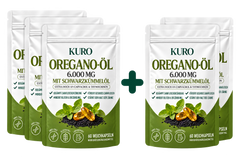 3 Beutel plus 2 gratis Kuro Oregano-Öl