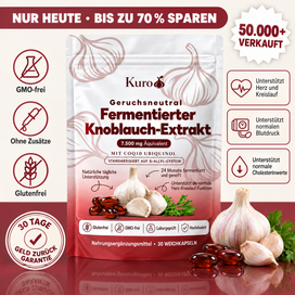 Kuro Fermentierter Knoblauch-Extrakt
