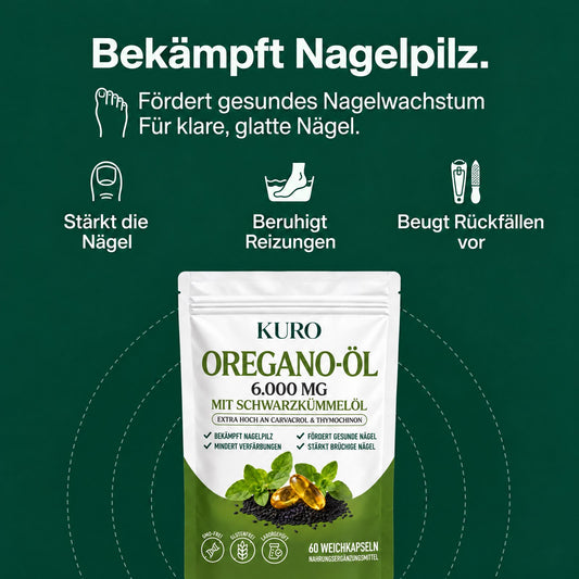 Bekämpft Nagelpilz: stärkt die Nägel, beruhigt Reizungen, beugt Rückfällen vor