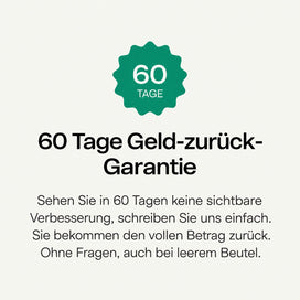 60 Tage Geld-zurück-Garantie