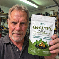 Horst W. mit Kuro Oregano-Öl