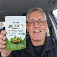 Peter R. mit Kuro Oregano-Öl