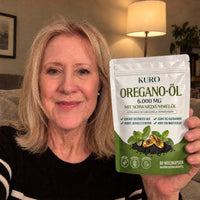Birgit L. mit Kuro Oregano-Öl