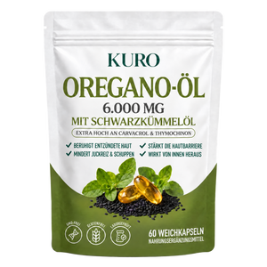 Kuro Oregano-Öl mit Schwarzkümmelöl, Beutel