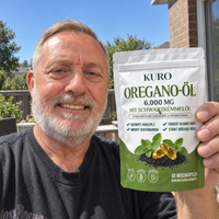 Rolf mit Kuro Oregano-Öl
