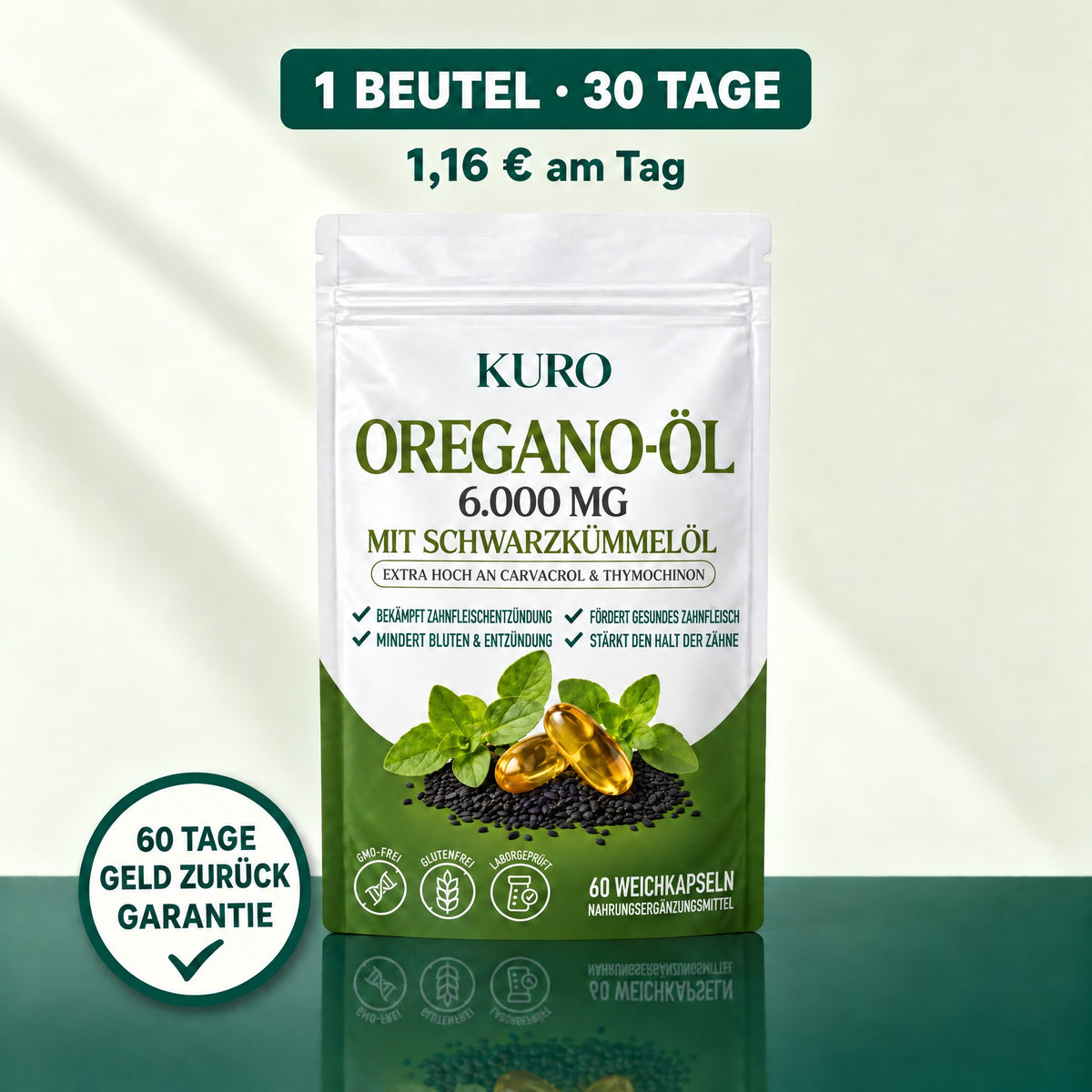 1 Beutel, 30 Tage