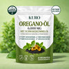 Kuro Oregano-Öl 6.000 mg mit Schwarzkümmelöl, laborgeprüft, 60 Tage Geld zurück
